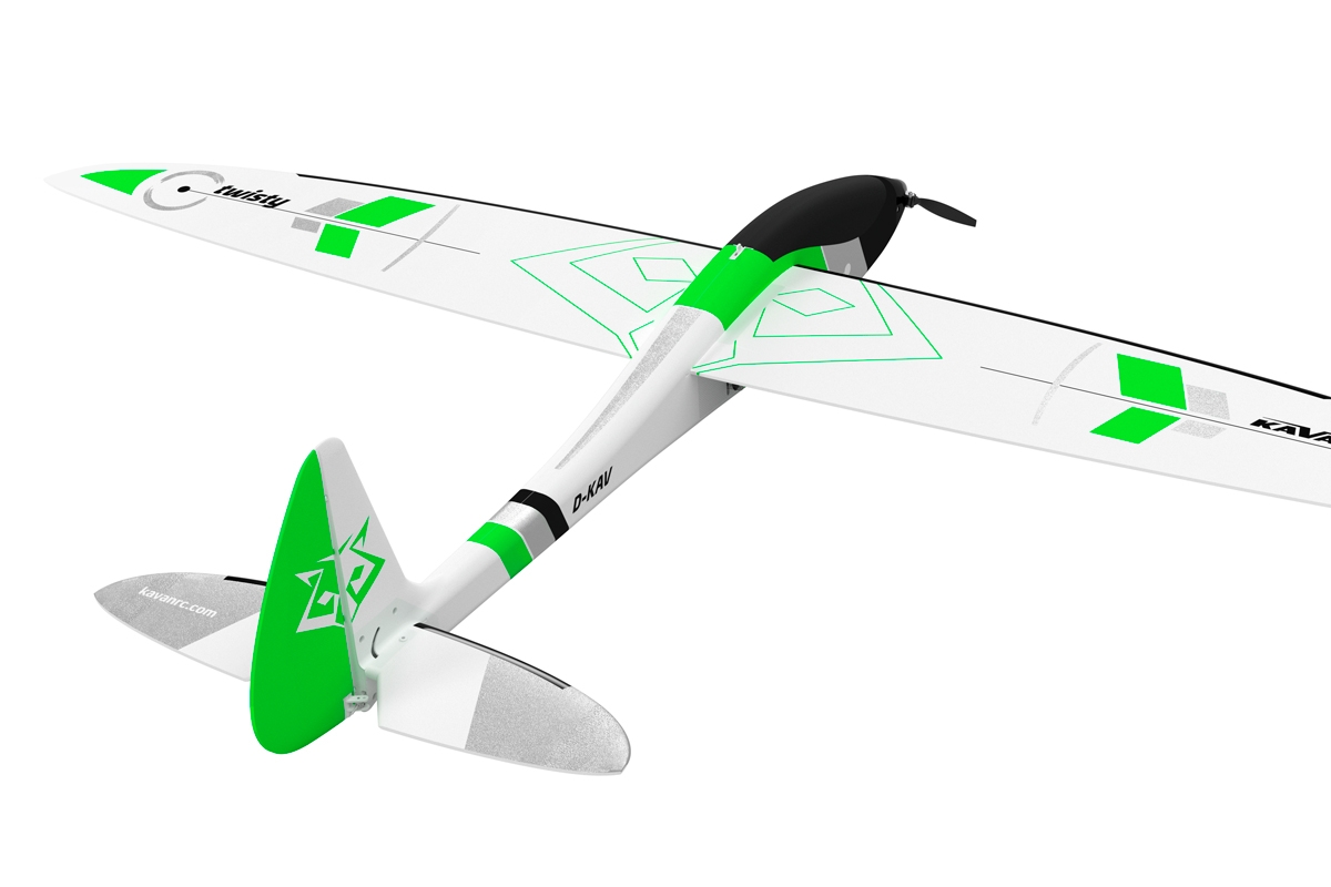 KAVAN Twisty 1512mm ARF - zelená