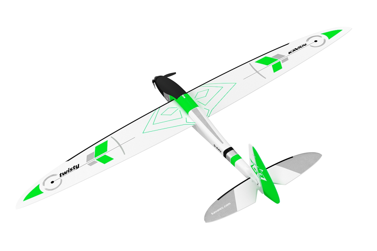 KAVAN Twisty 1512mm ARF - zelená