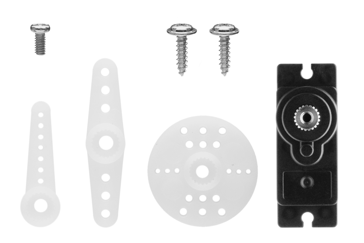 GO-13MG servo 13g (0.12s/60°, 2.8kg.cm),