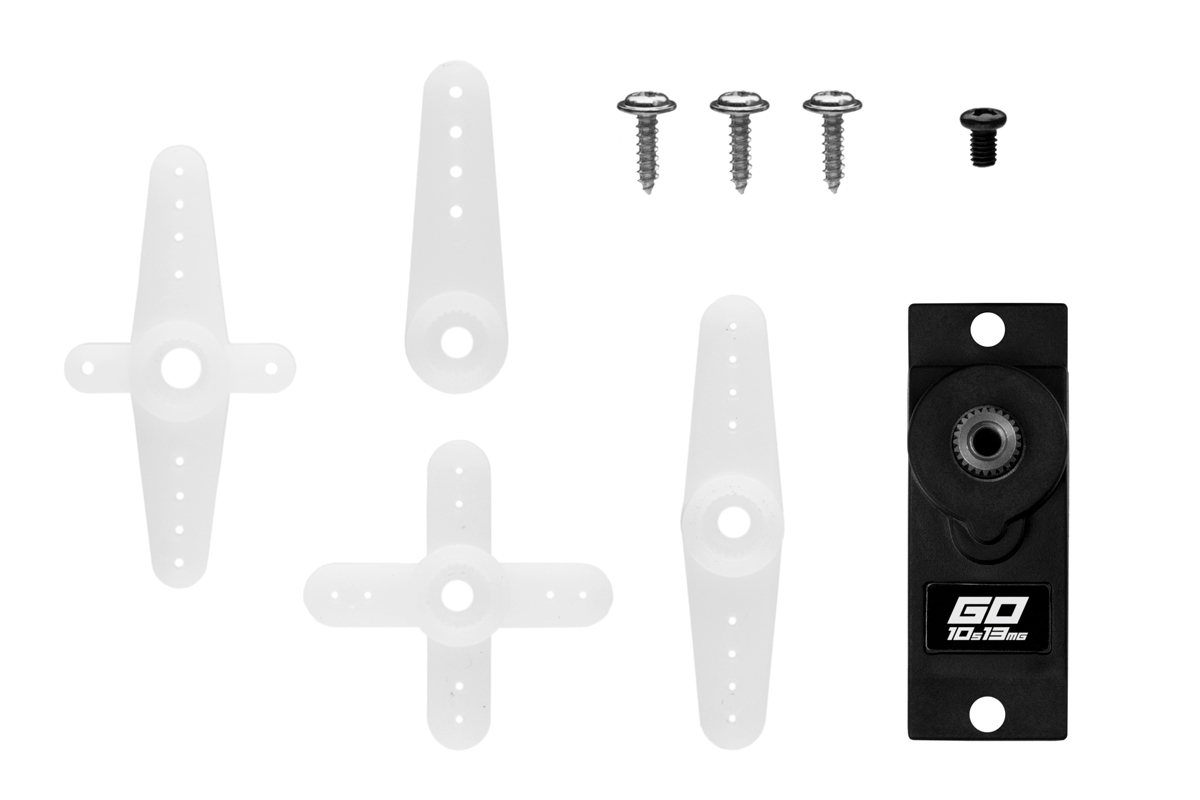 GO-10S13MG (0.08s/60°, 2.0kg.cm),