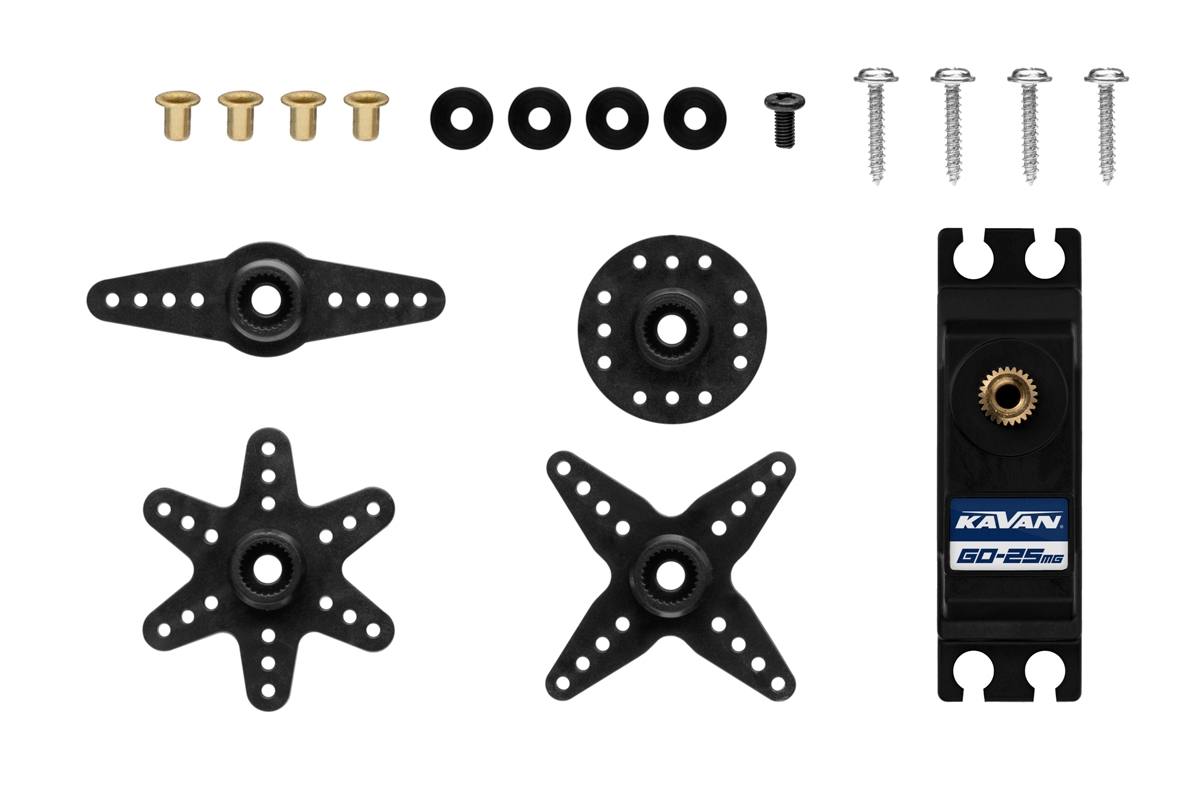 GO-25MG digitální miniservo (0.065s/60°, 6kg.cm),