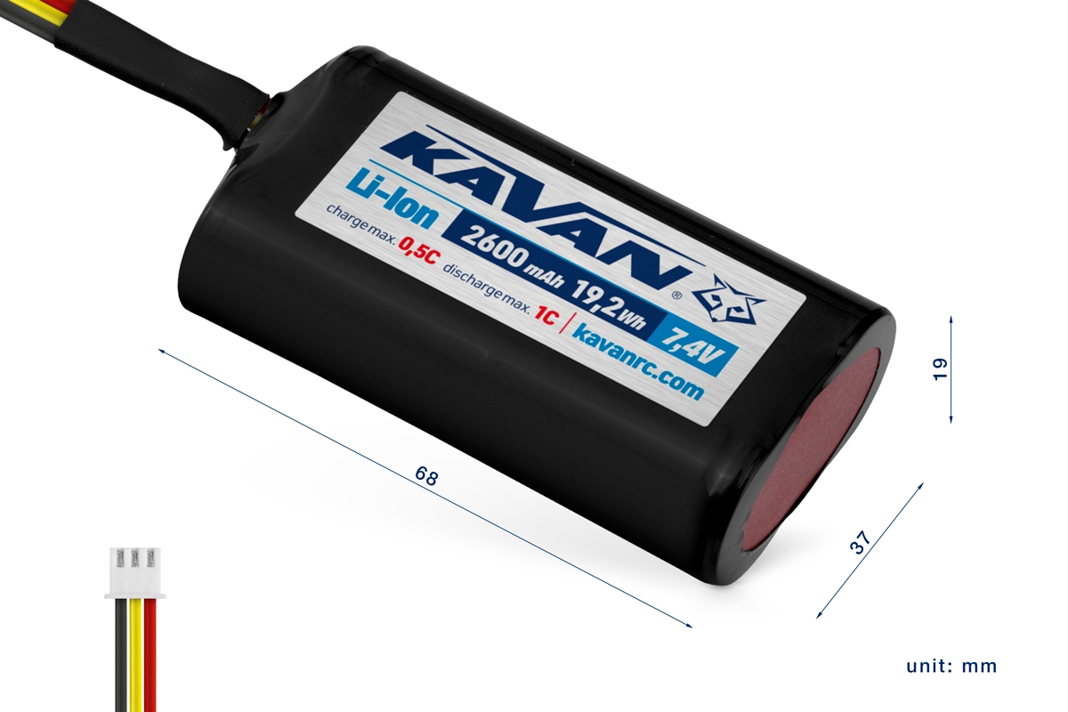 KAVAN Li-Ion 2600 mAh/7,4V TX