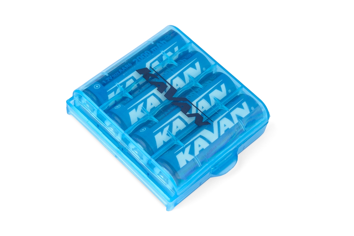 KAVAN NiMH 1.2V 2000mAh AA 4ks + Přepravní pouzdro,
