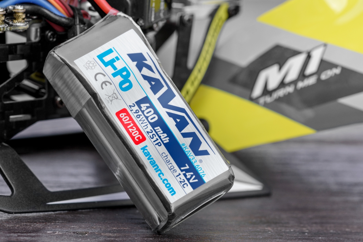KAVAN - Li-Po 400 mAh/7,4 V 60/120C, 2,96 Wh,