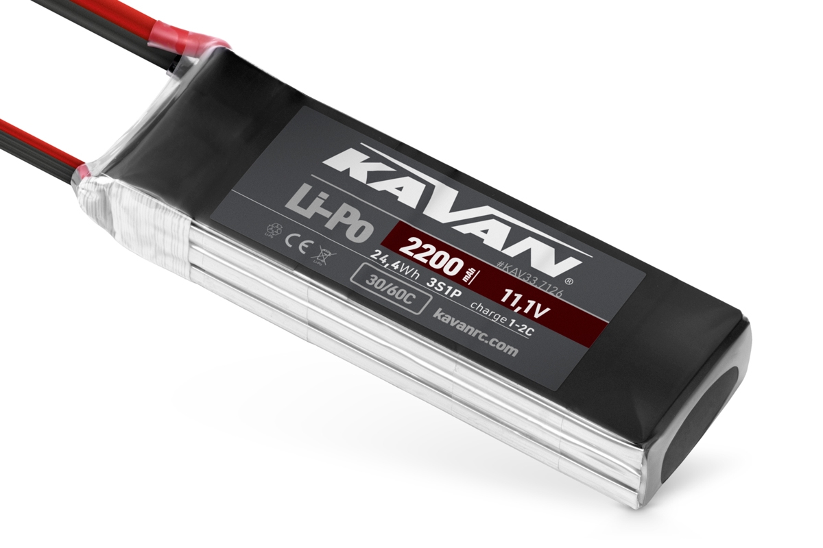 KAVAN Li-Po 2200mAh/11,1V 30/60C Air pack,