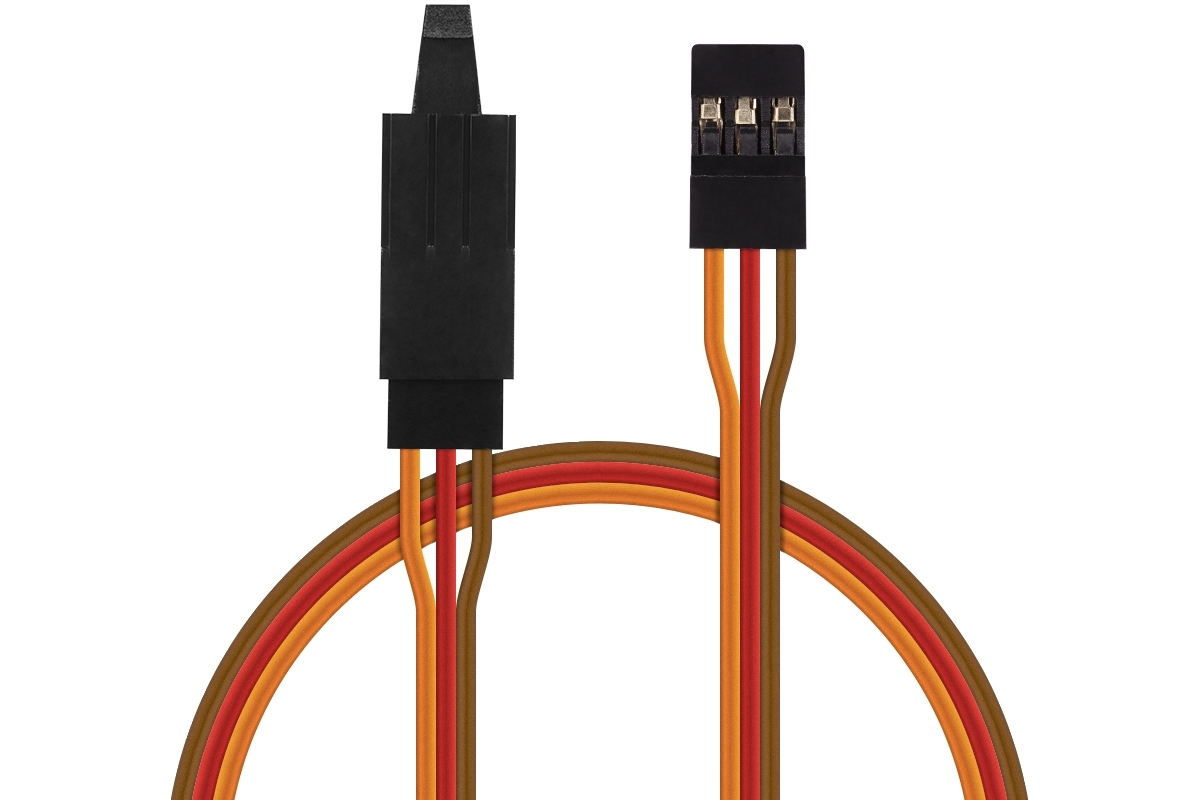 Prodlužovací kabel 45cm JR s pojistkou (PVC),