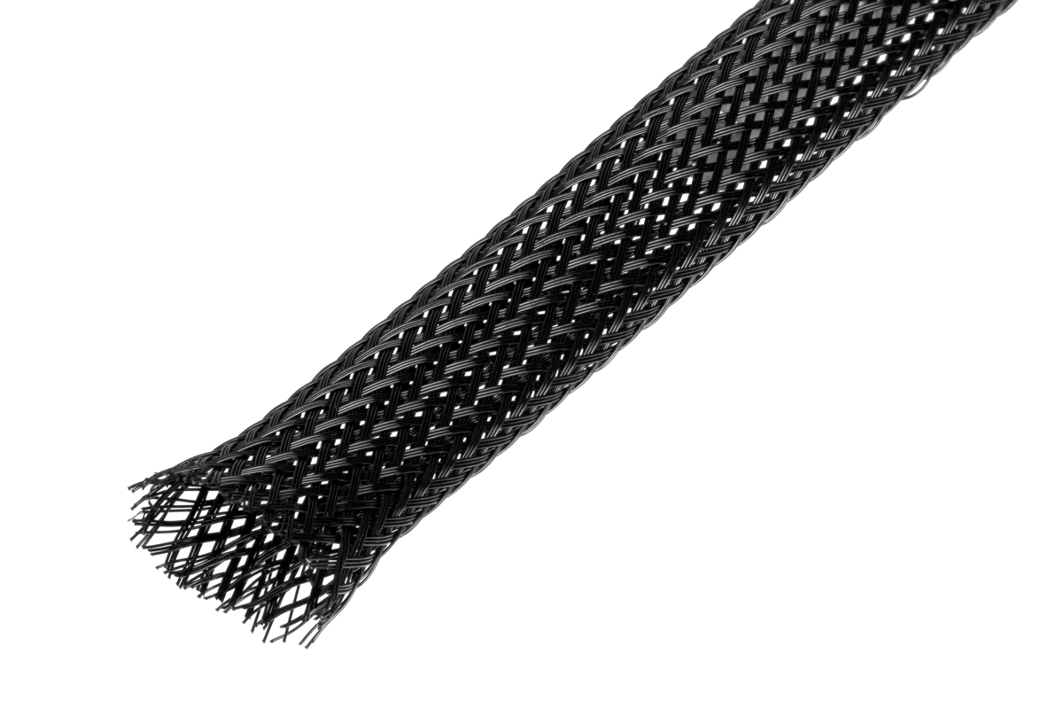 Punčochový návlek 10mm černý 25m