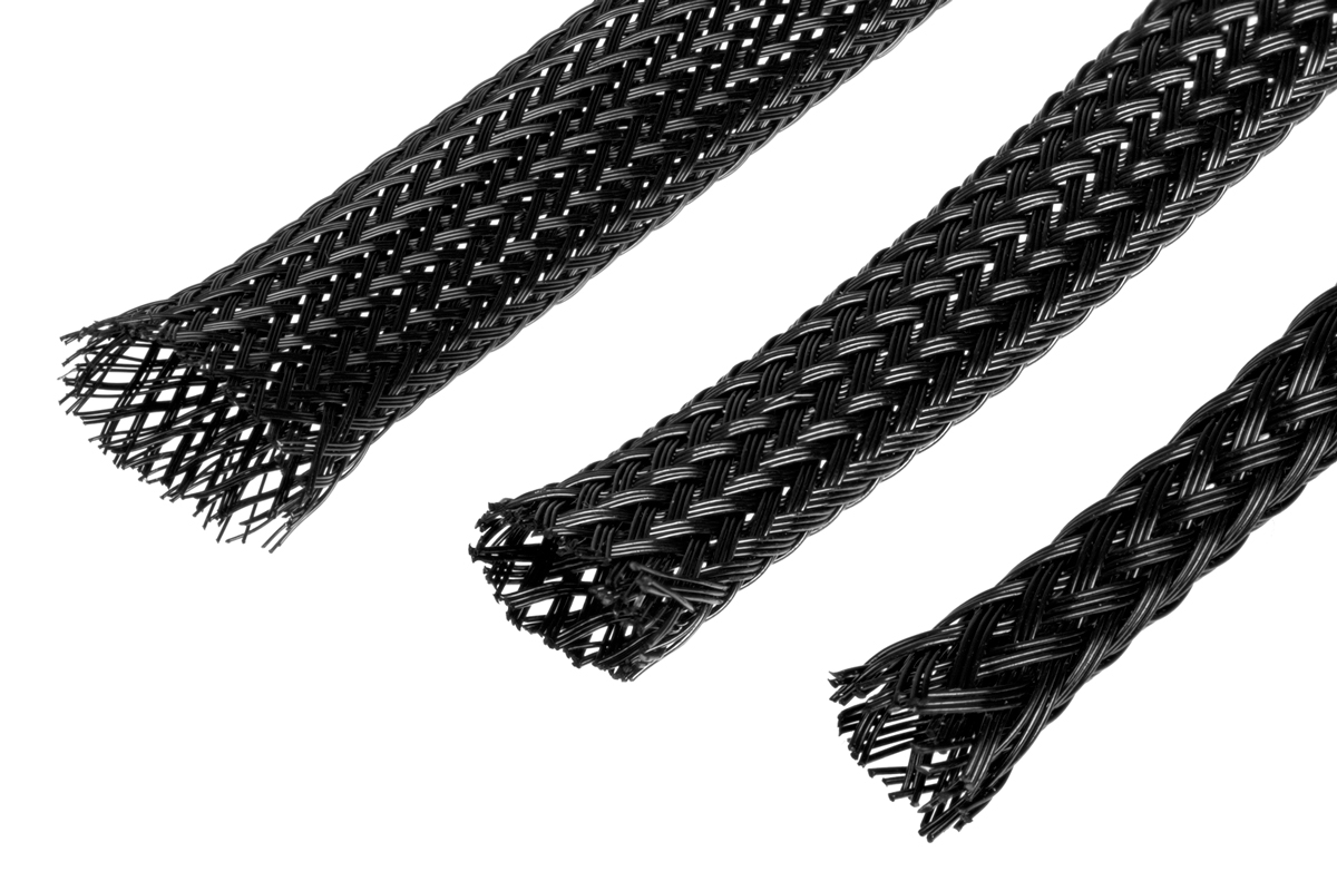 Punčochový návlek 10mm černý 25m