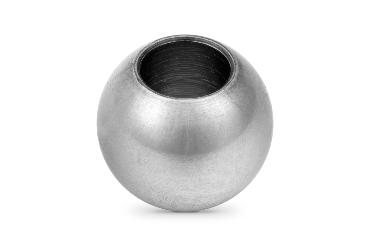 Poniklovaná mosazná kulička 3/16 (4,76mm) s dírou 2,0mm , 100 ks.