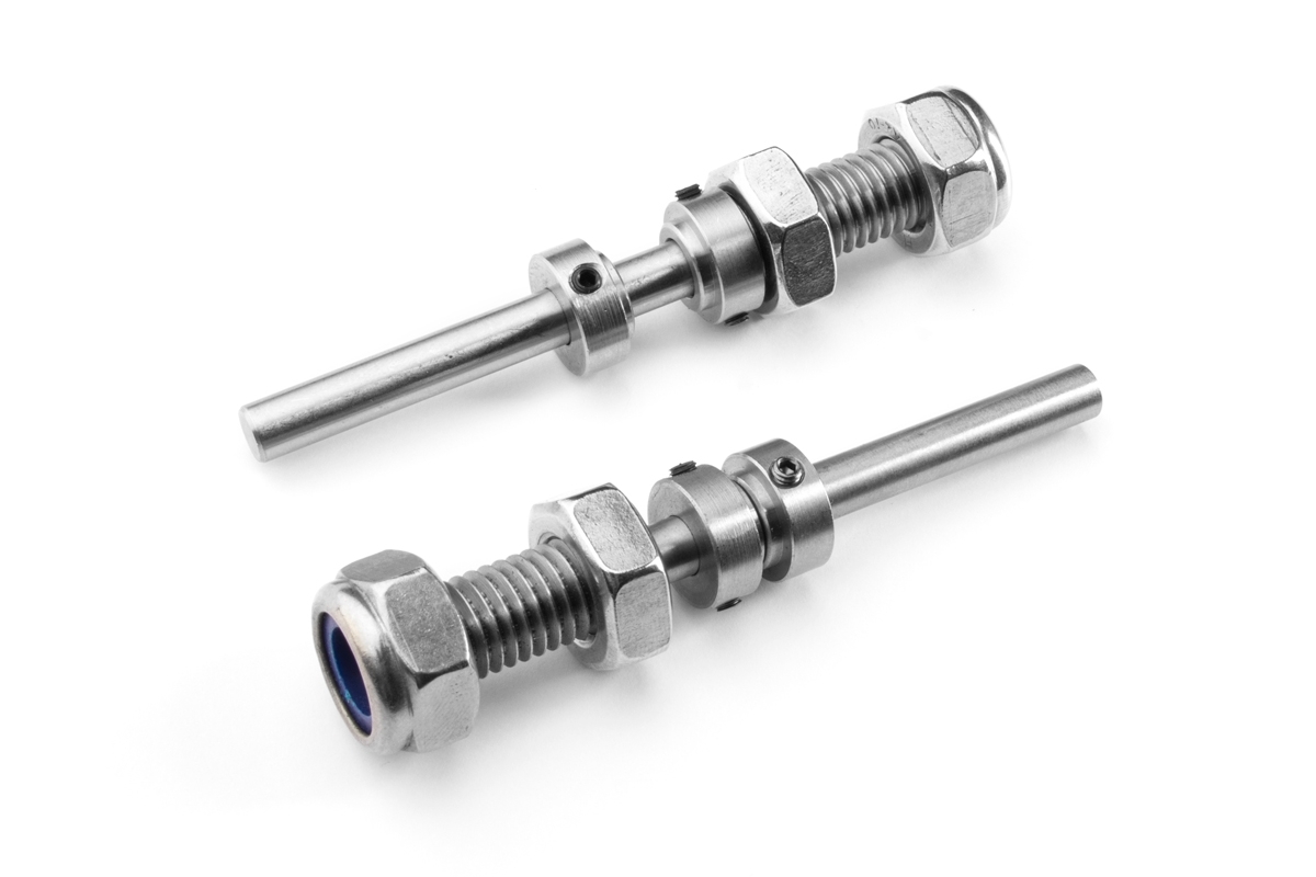 Hřídel kola 6mm M10 (2ks)