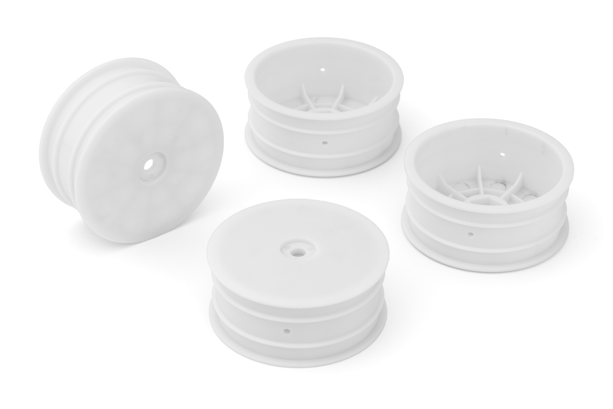 Přední disky 2.2 bílé pro 4WD buggy (HEX 12 mm) - 4 ks