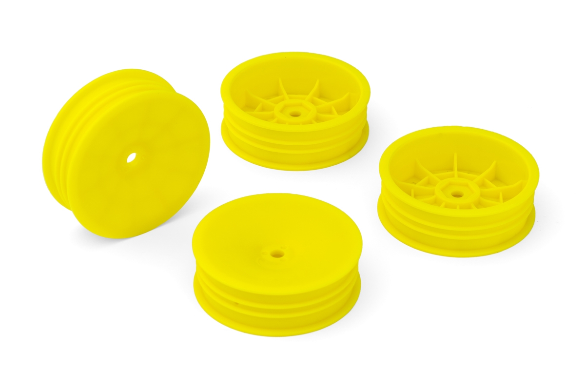Přední disky 2.2 žluté pro 2WD buggy (HEX 12 mm) - 4 ks