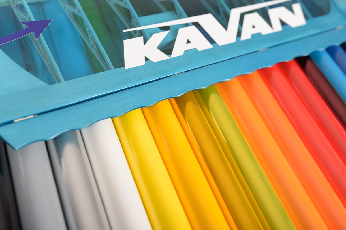 KAVAN nažehlovací fólie - tmavě červená,