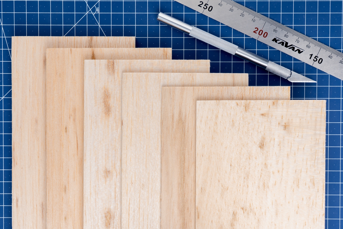 100x10cm Balsa 1 mm standard (B kvalita),