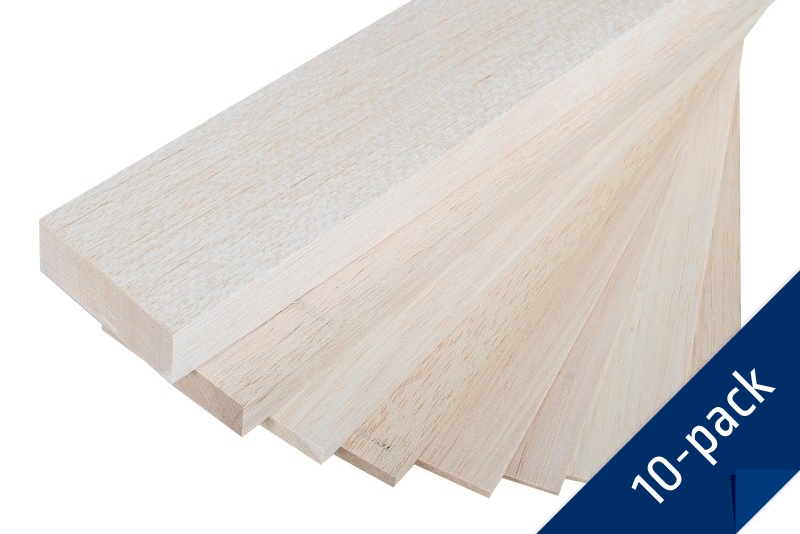 100x10cm Balsa 9 mm standard (balení 10 ks)