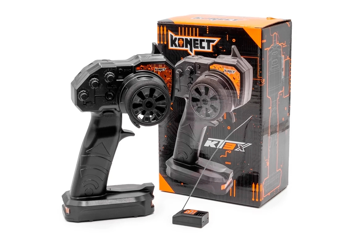 2.4 GHz volantová souprava KONECT KT3X s přijímačem KR3X,