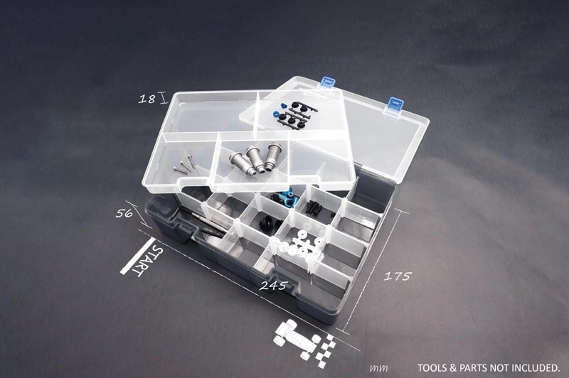Dvouvrstvý box na díly 245x175x56 mm