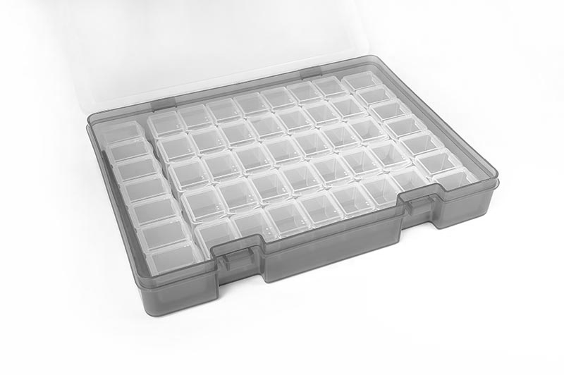Box na díly 245x175x38 mm (49 přihrádek)