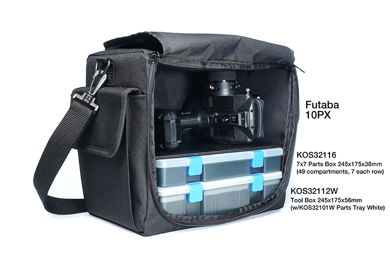 Víceúčelová taška pro vysílač i RC auta 1/16 a menší