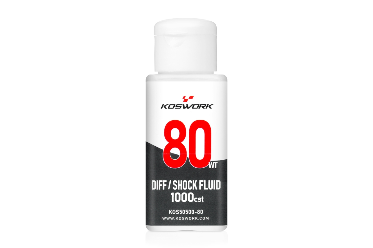 80WT 1000cst Silikonový olej do tlumičů a diferenciálu (70 ml)