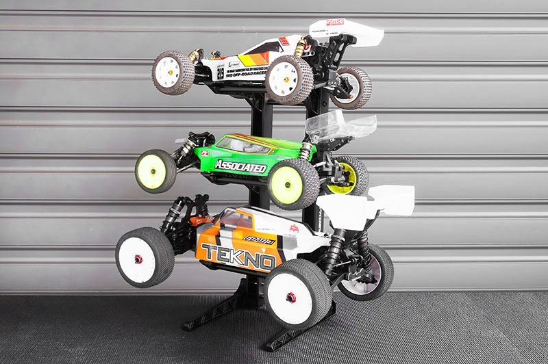 Skládací stojánek pro RC auta, výška 475 mm, 3 patra