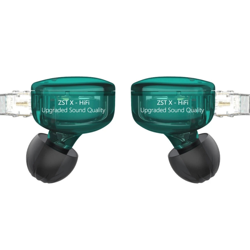 KZ - ZST X Sluchátka s mikrofonem (Turquoise)