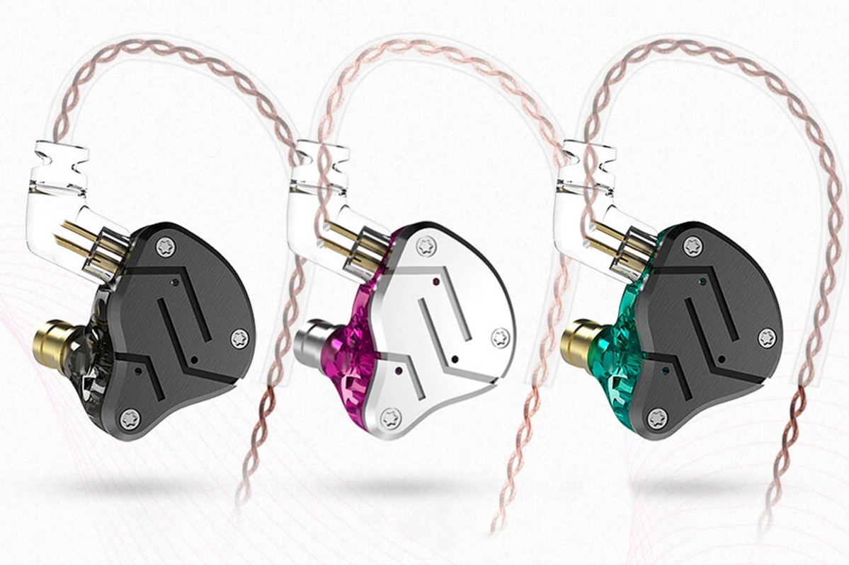 KZ ZSN Sluchátka s mikrofonem (Black)