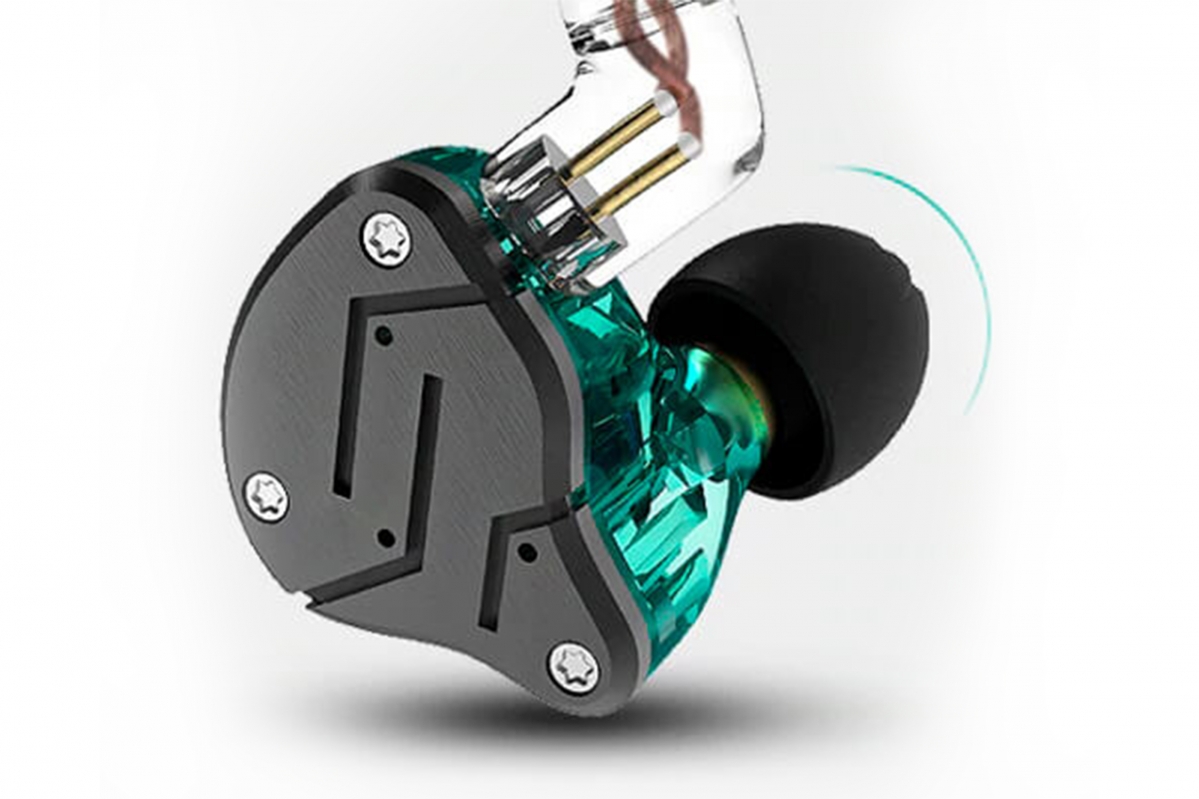 KZ ZSN Sluchátka s mikrofonem (Turqoise)