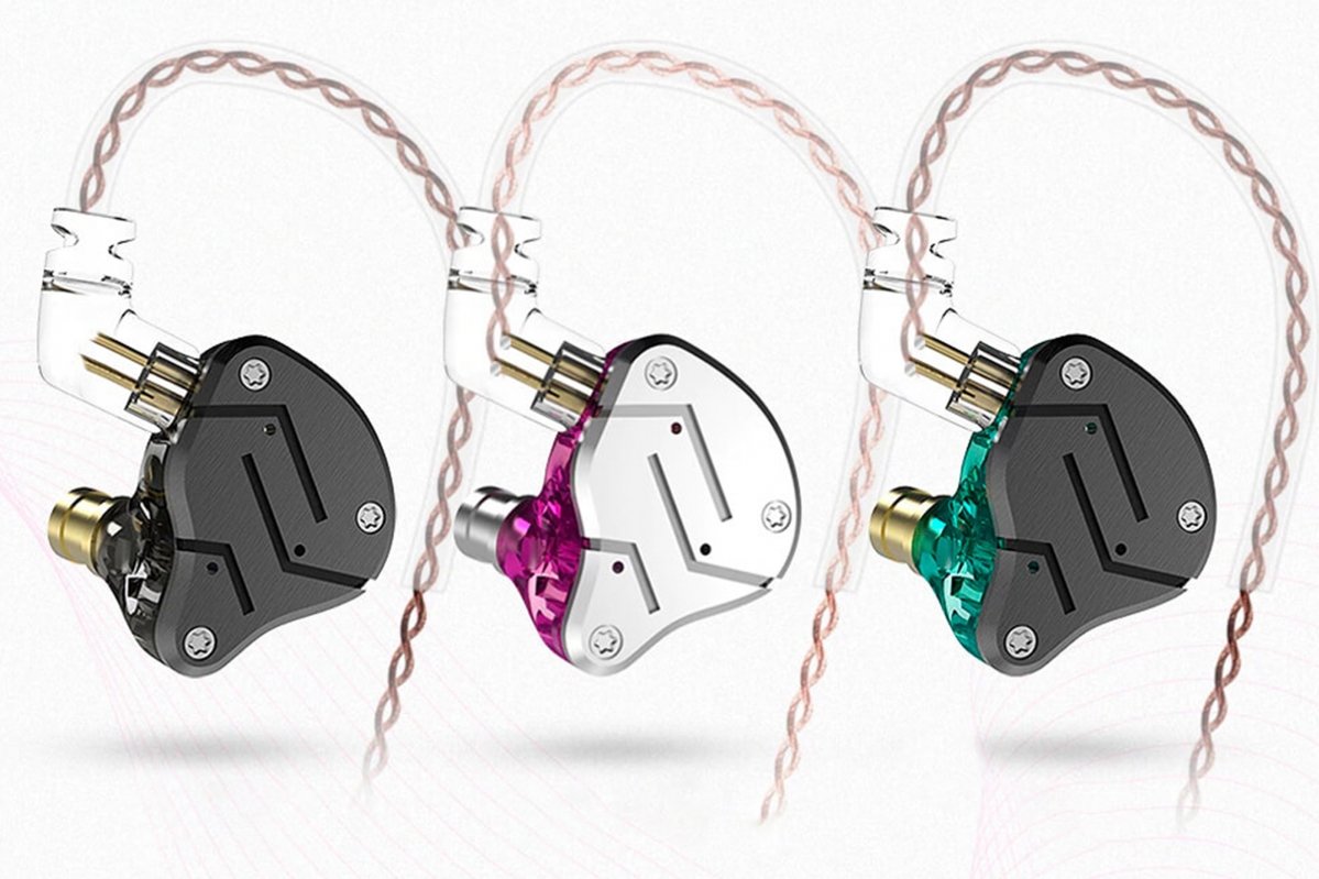 KZ ZSN Sluchátka s mikrofonem (Turqoise)