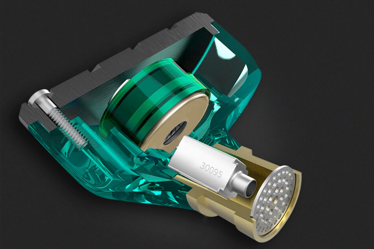 KZ ZSN Sluchátka s mikrofonem (Turqoise)