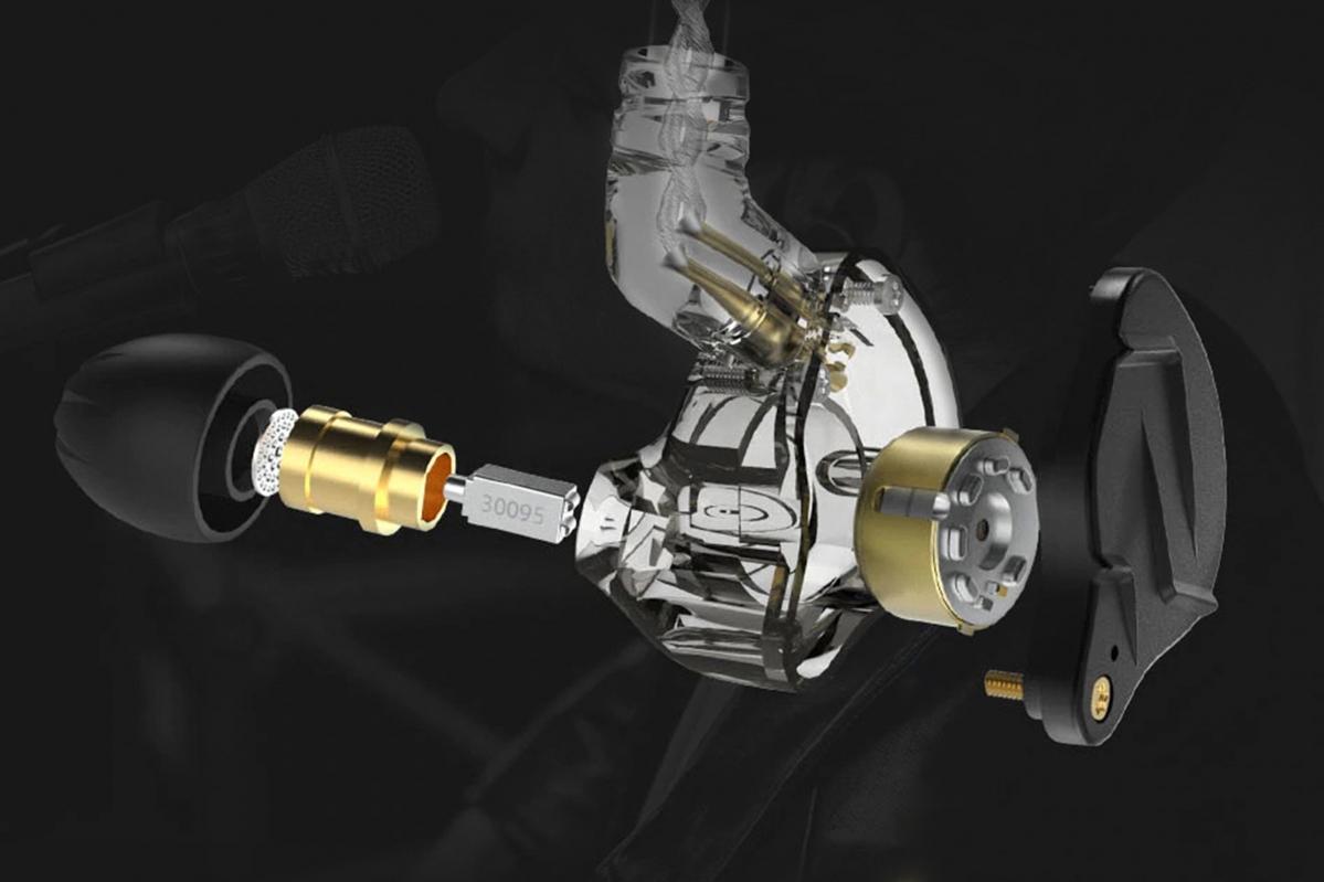 KZ - ZSN Pro X Sluchátka s mikrofonem (Black)