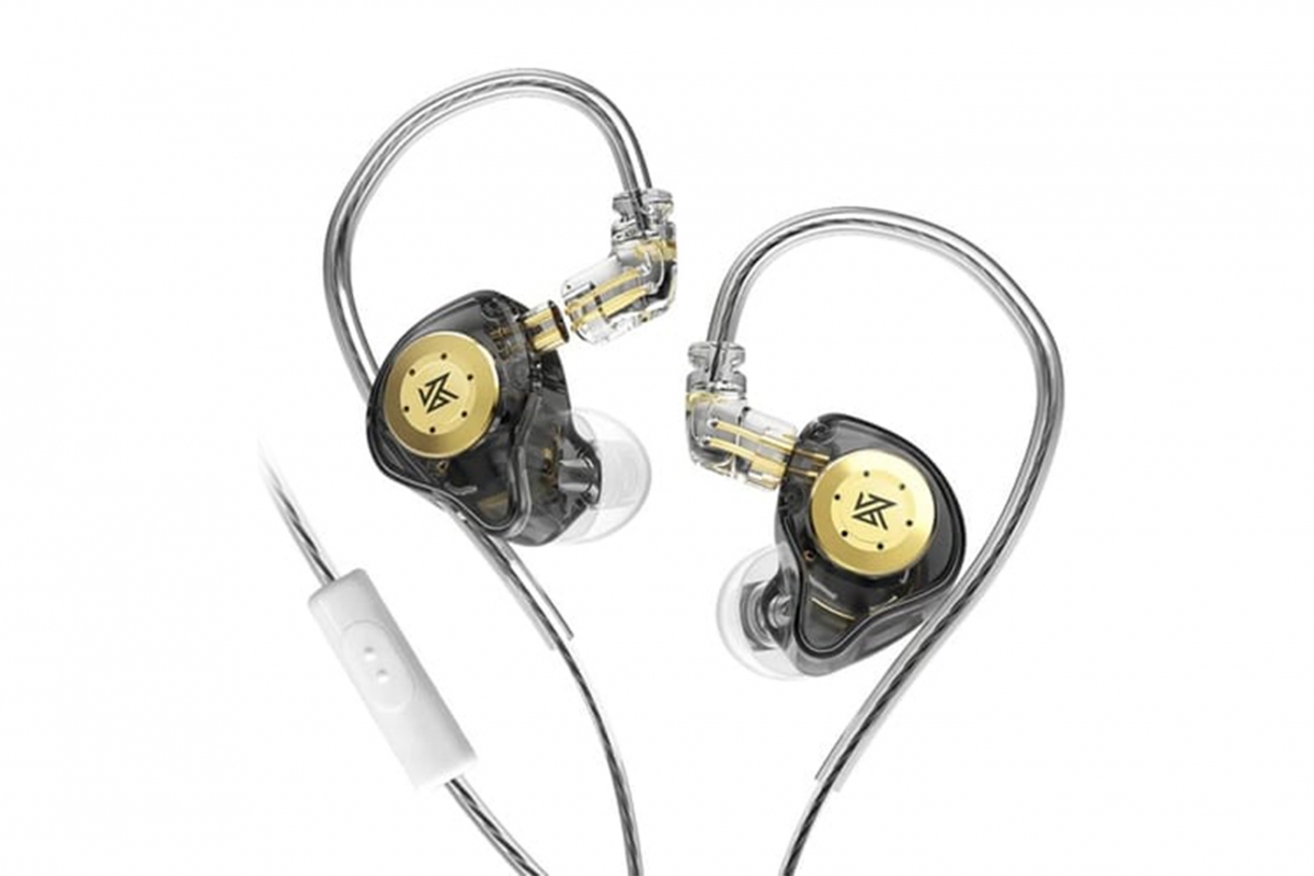 KZ - EDX Pro Sluchátka s mikrofonem (Black)