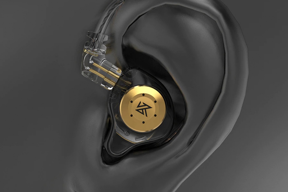 KZ - EDX Pro Sluchátka s mikrofonem (Black)