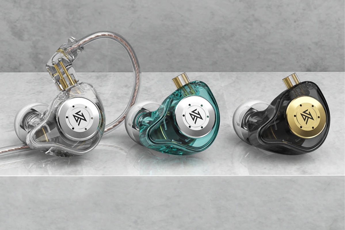 KZ - EDX Pro Sluchátka s mikrofonem (Black)