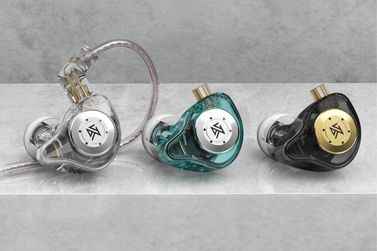 KZ - EDX Pro Sluchátka s mikrofonem (Turquoise)