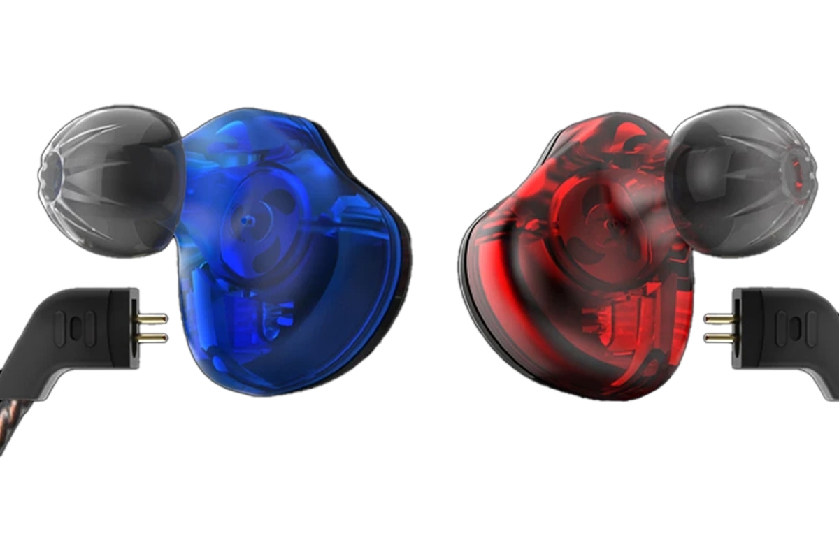 KZ ED12 Sluchátka s mikrofonem (Red/Blue)