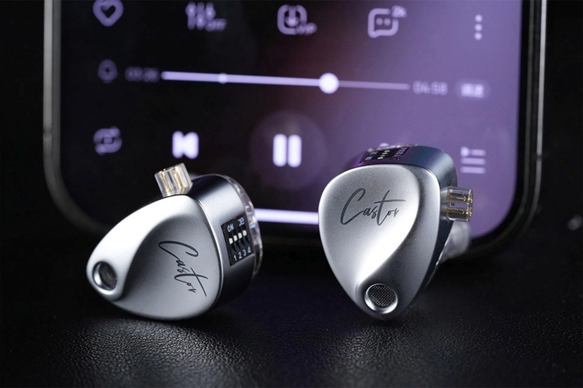 KZ - CASTOR sluchátka s mikrofonem (Vylepšený basový zvuk)