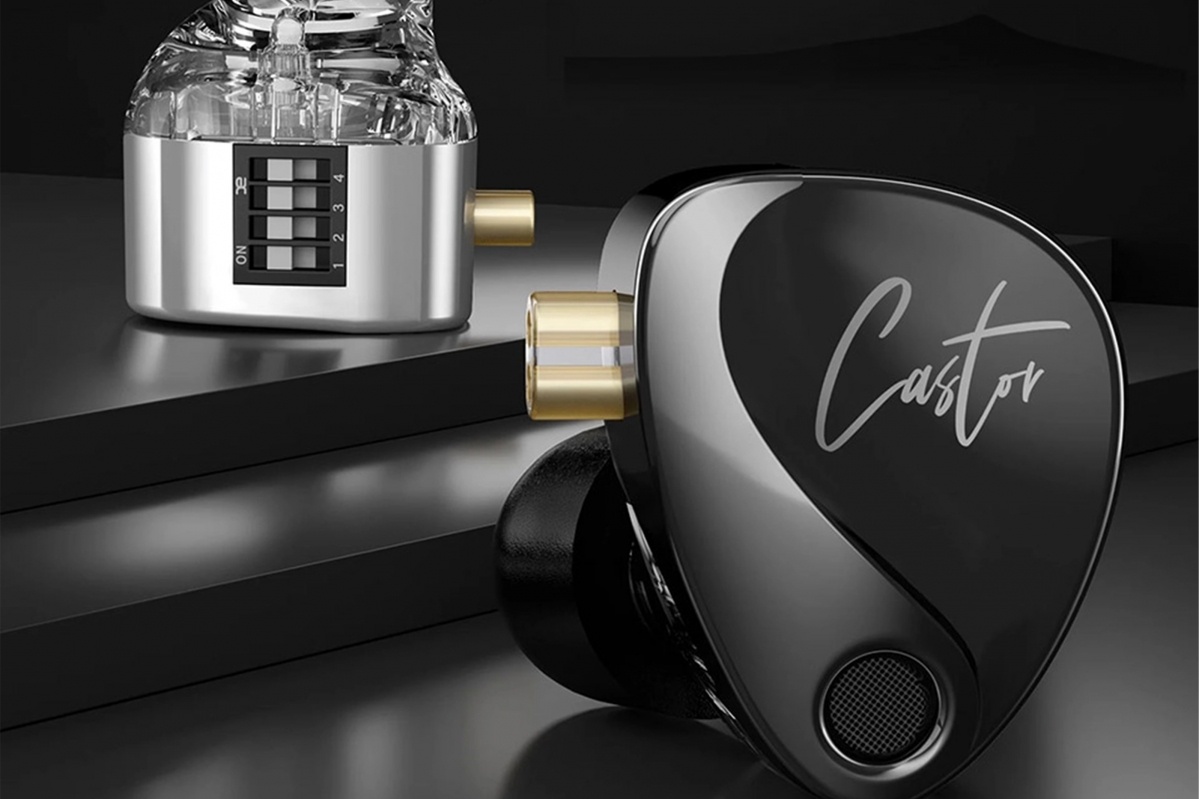 KZ - CASTOR sluchátka s mikrofonem (Vylepšený basový zvuk)