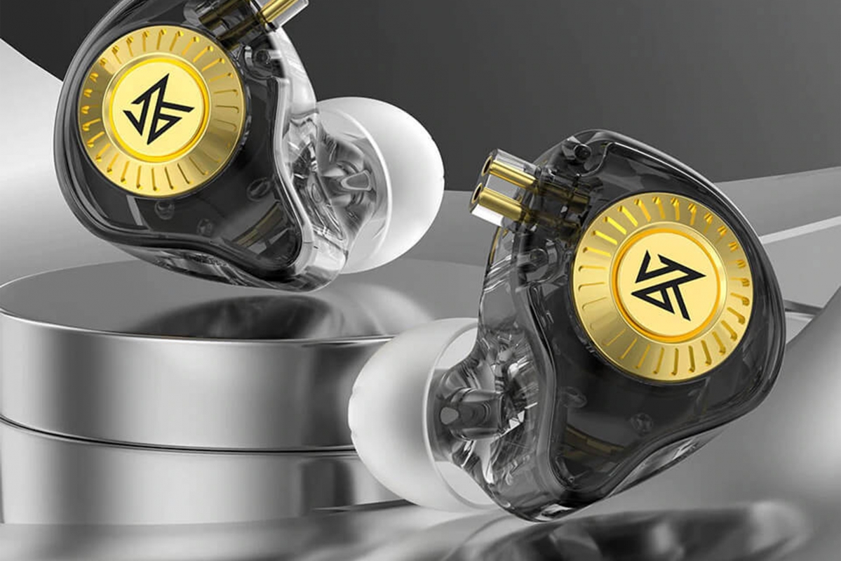 KZ - EDX Ultra sluchátka s mikrofonem (Black/Gold)