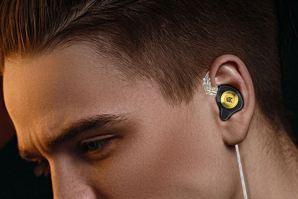 KZ - EDX Ultra sluchátka s mikrofonem (Black/Gold)