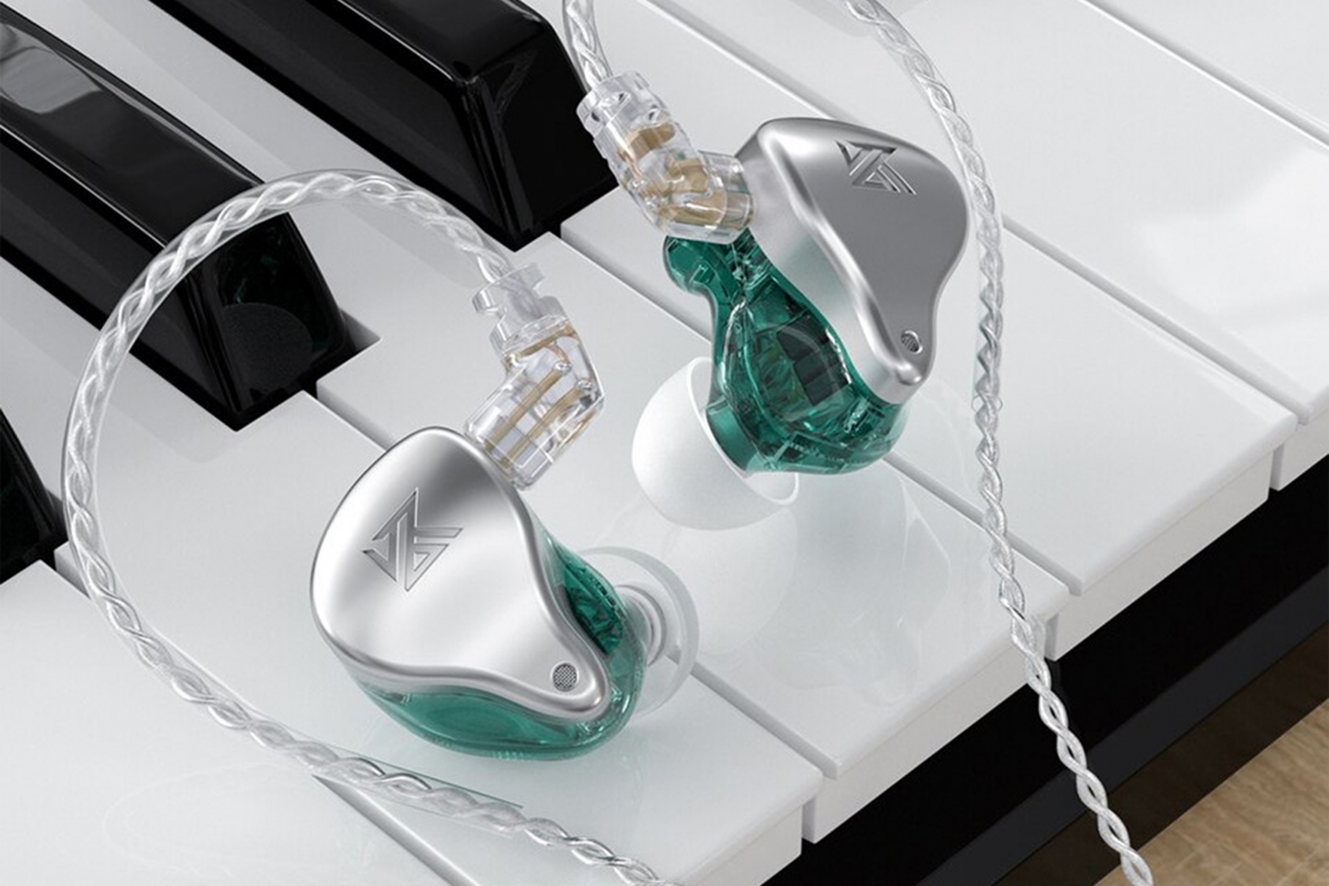 KZ AST sluchátka s mikrofonem (Black)