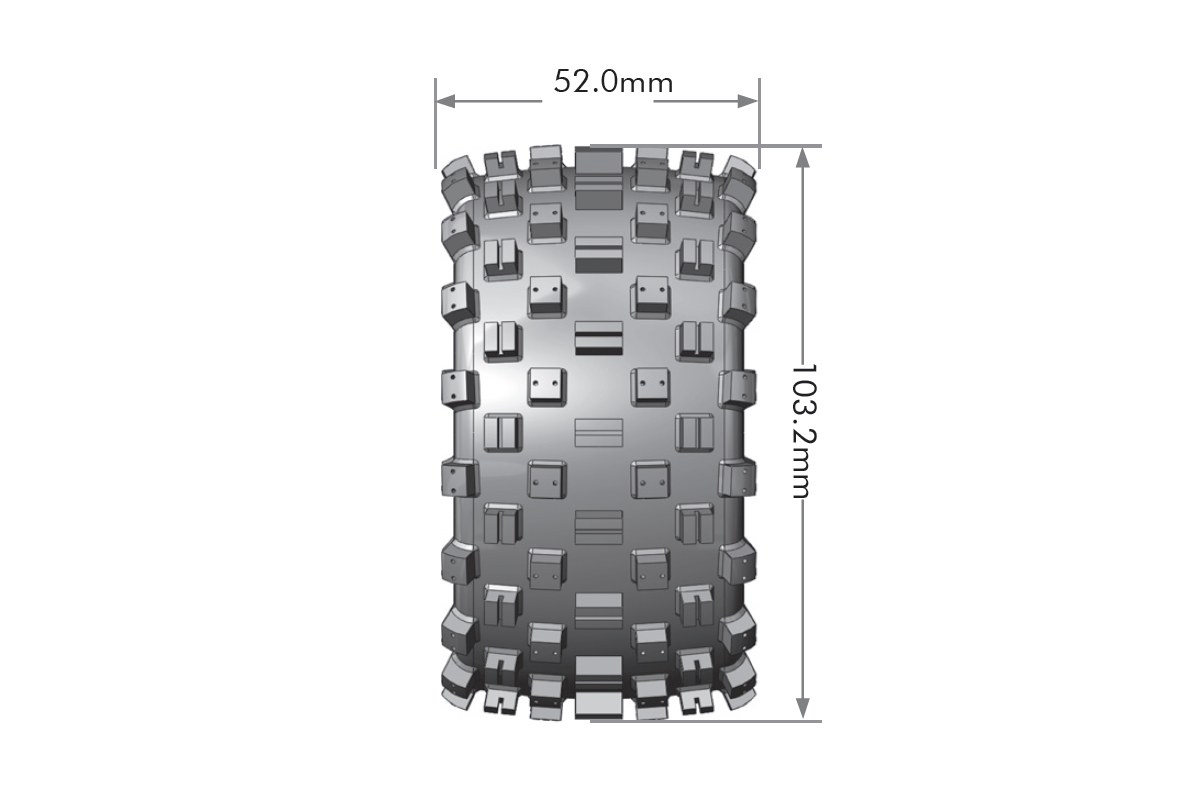 ST-ROCK SOFT 1/10 1/2 offset 12mm hex Black Rims, 2 ks