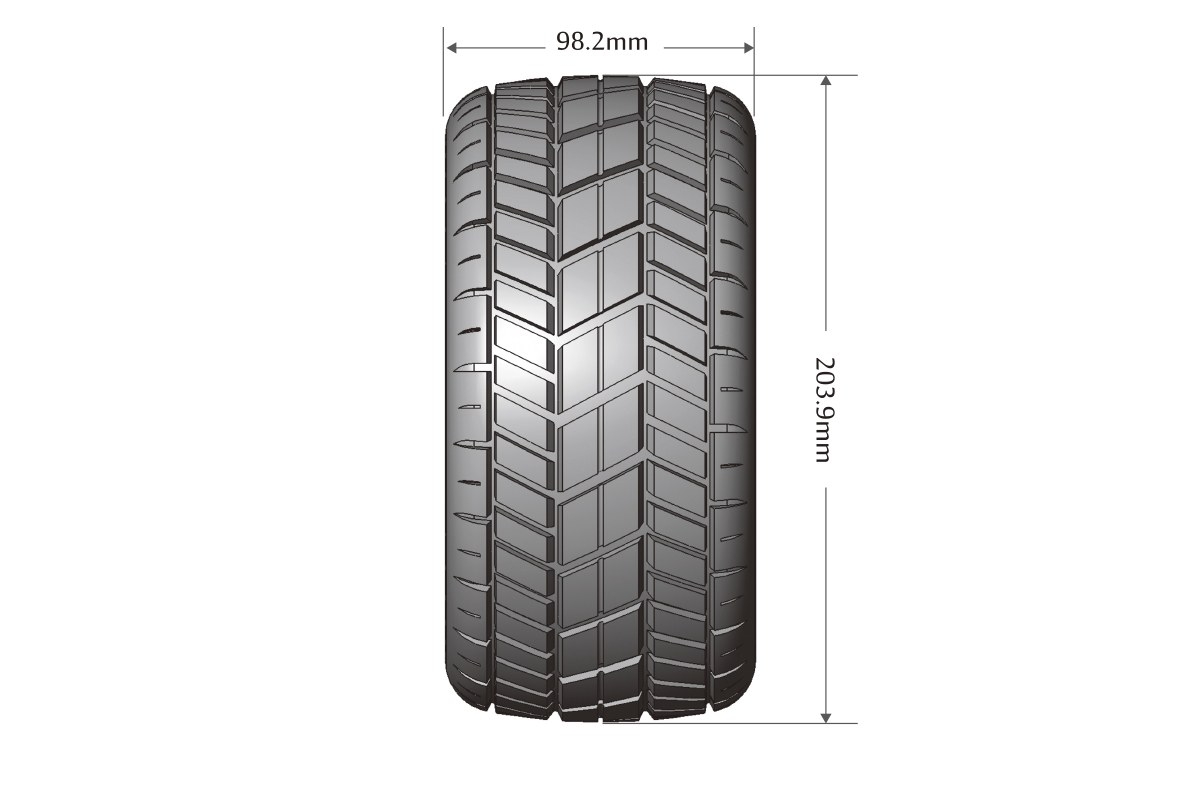 X-ROCKET SPORT 1/5 24mm hex Black Rims, 2 ks