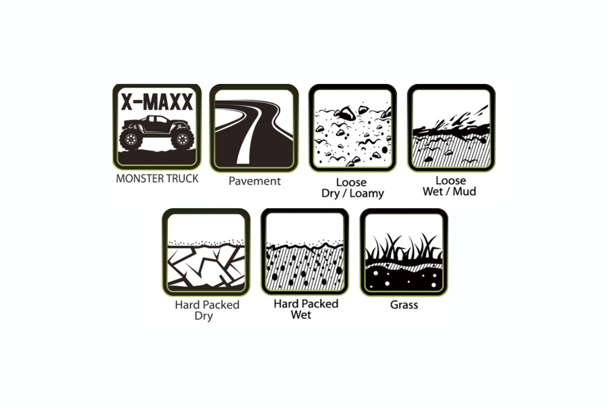 X-UPHILL SPORT 1/5 24mm hex Black Rims, 2 ks