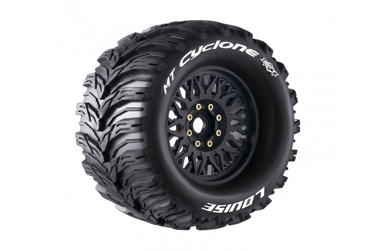 MT-CYCLONE SPORT 1/8, 0 a 1/2 offset 17mm odnímatelný hex, Černé disky, 2 ks