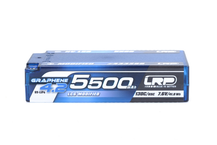 HV Ultra LCG Modified Shorty GRAPHENE-4.2 5500mAh Hardcase aku - 7.6V LiPo - 130C/65C