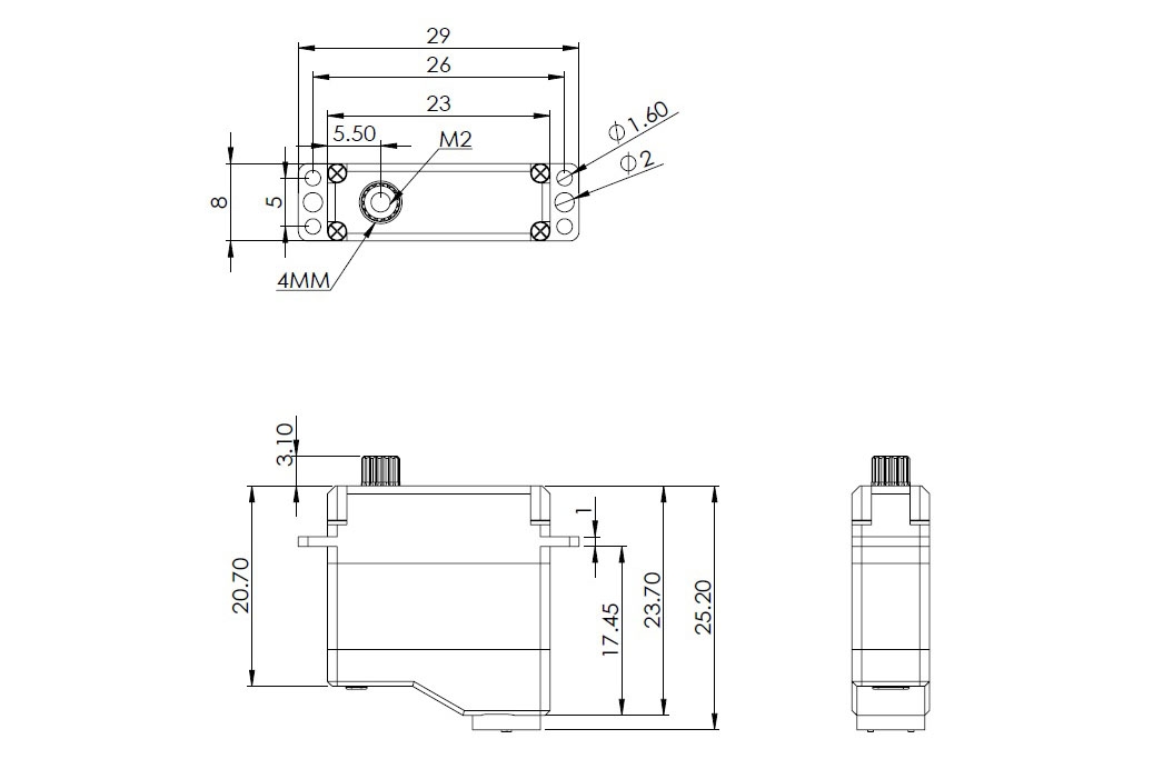 HV6120H (0.08s/60°, 5.4kg.cm)