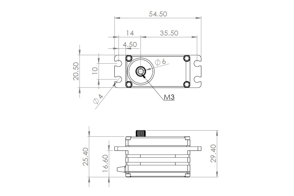 HBL550L (0.059s/60°, 15.0kg.cm)