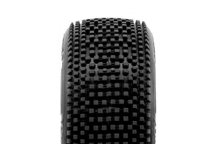 HOT DICES V2 BUGGY S2 (SOFT) nalepené pneumatiky, bílé disky, 2 ks.