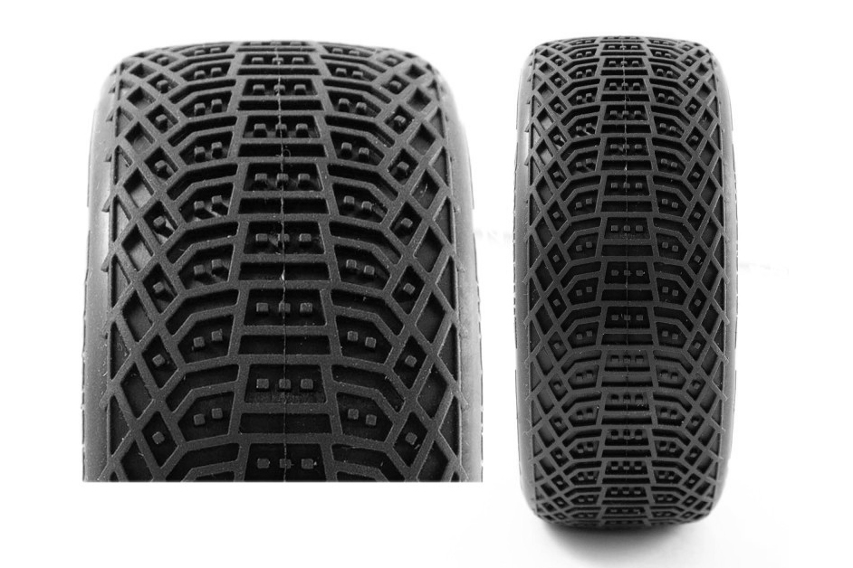 I-BARRS V3 BUGGY S2 (SOFT) nalepené pneumatiky, bílé disky, 2 ks.